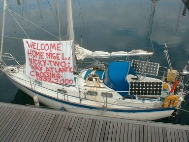 Rusalka Mist is back in St Helier Marina, Jersey