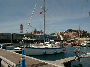 In the marina at Cascais