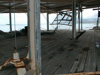 Now, we still use it as a dinghy dock... and a place to think.