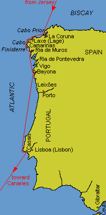 Cruise of the Spanish and Portuguese coast - 1999