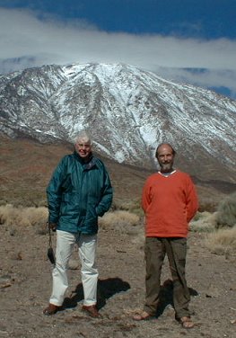 El Teide with Nigel and Terry