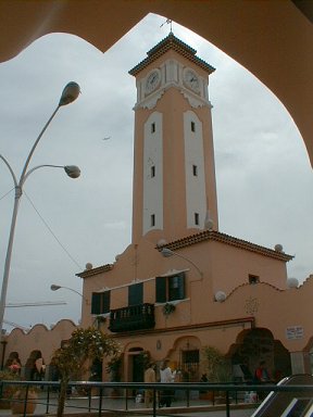 The Clock Tower in the African Market